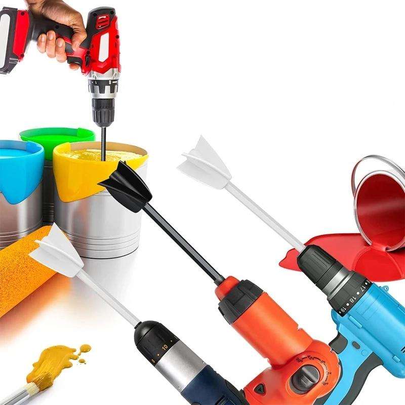 Paint and Resin Epoxy Mixer Paddle Attachment for Drill(White)