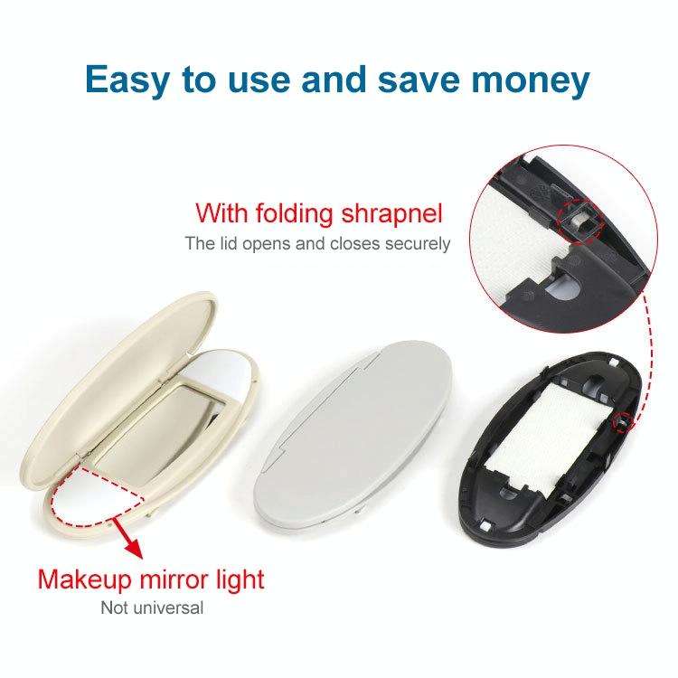 Car Sunshade Makeup Mirror Sun Visor for BMW mini R50R56, Left Driving (Beige)
