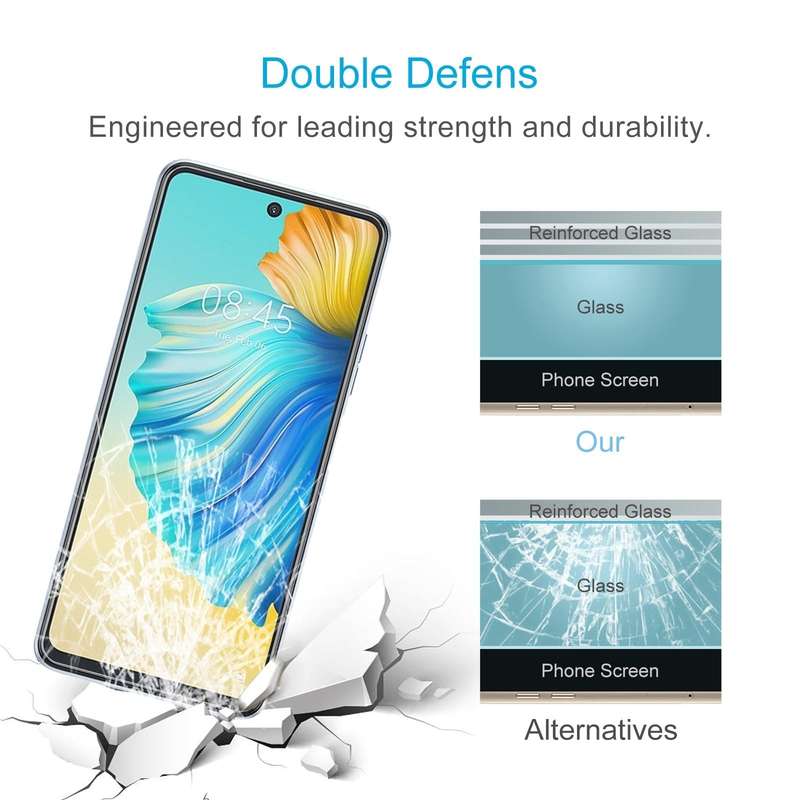 For Tecno Camon 17P 10 PCS 0.26mm 9H 2.5D Tempered Glass Film