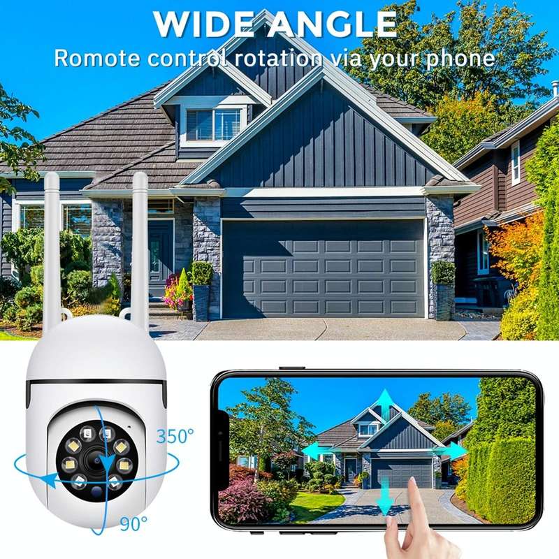 A7 1080P HD Wireless WiFi Smart Surveillance Camera Support Night Vision / Two Way Audio without ...