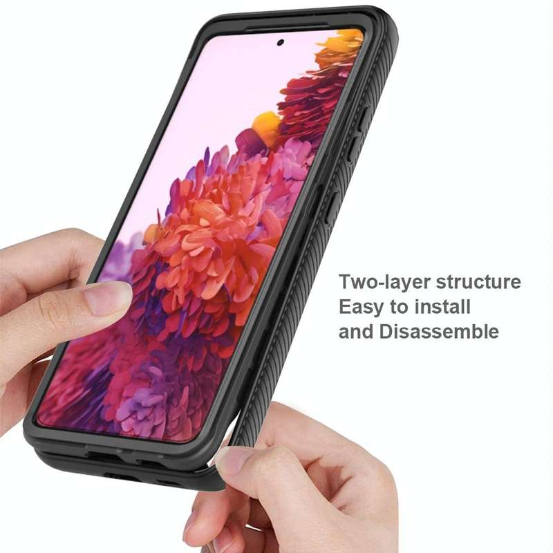 For Samsung Galaxy S21 Ultra 5G Starry Sky Solid Color Series Shockproof PC + TPU Protective Case...