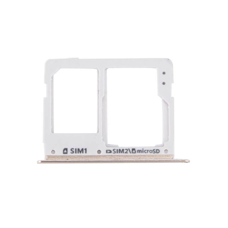 For Galaxy C5 / C5000 SIM Card Tray + Micro SD / SIM Card Tray (Gold)