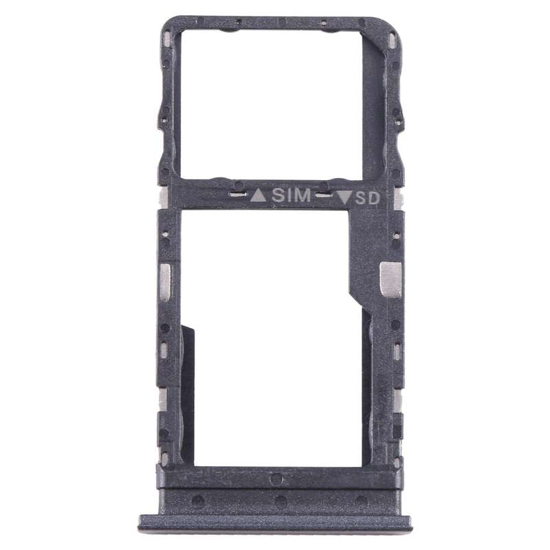 For TCL 40 XE Original SIM + Micro SD Card Tray(Black)