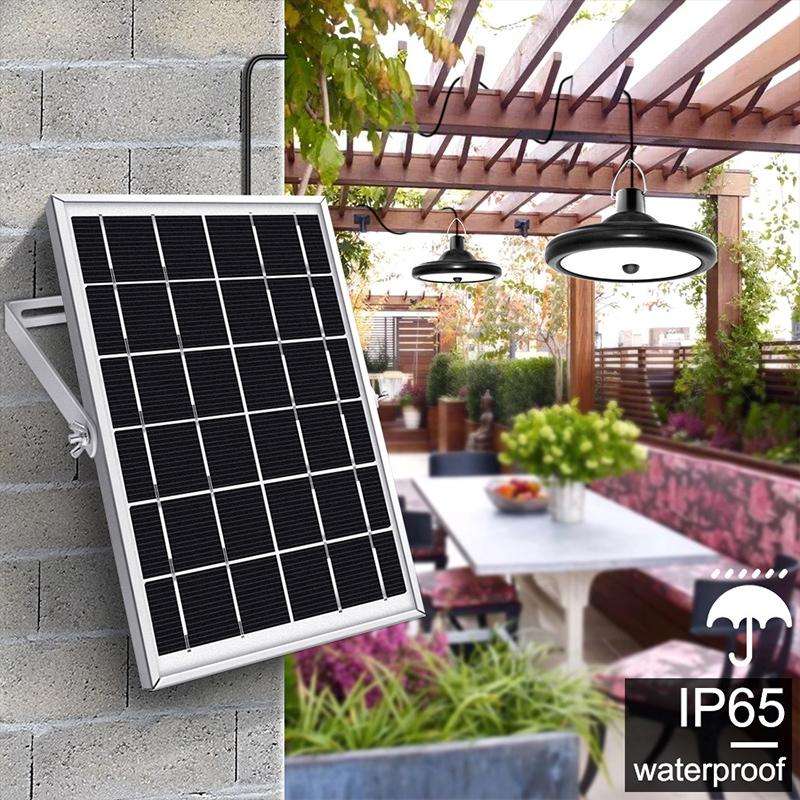 Smart Induction 56LEDs Solar Light Indoor and Outdoor Garden Garage LED Lamp, Light Color:Warm Li...
