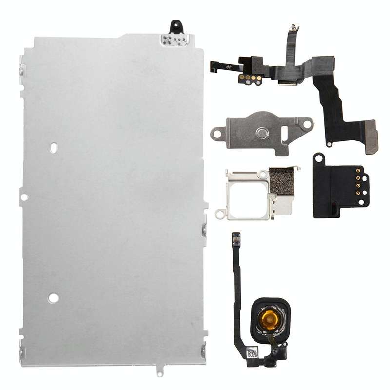 6 in 1 for iPhone 5s LCD Repair Accessories Part Set(Black)