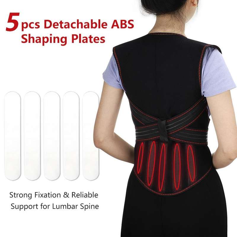 HailiCare Larger Version Household Neck Back Waist Protector Waistcoat Warm Vest Protective Gear ...