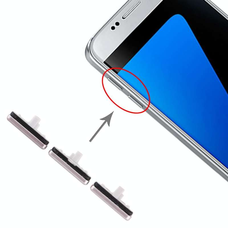 For Galaxy S7 10 Set Side Keys(Gold)