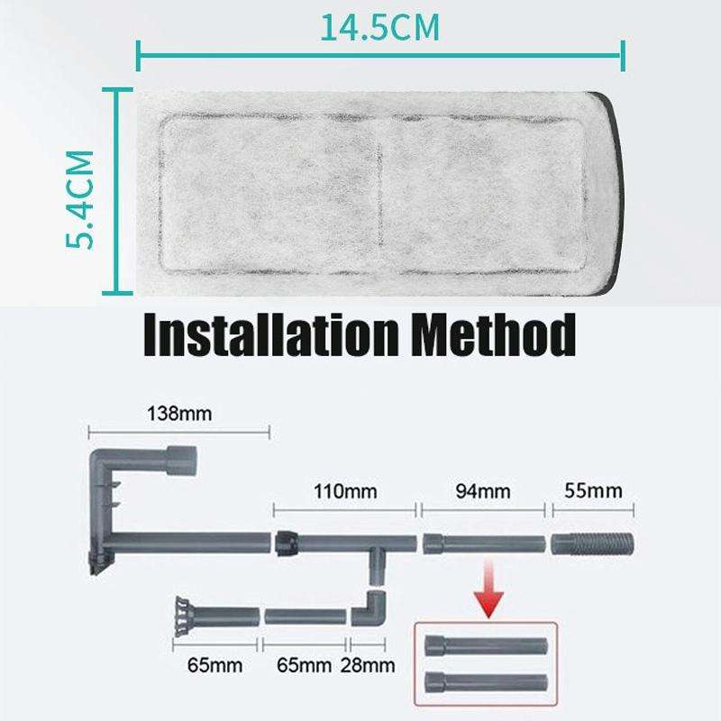 Jeneca XP-09 Small Aquarium External Waterfall Filter, CN Plug