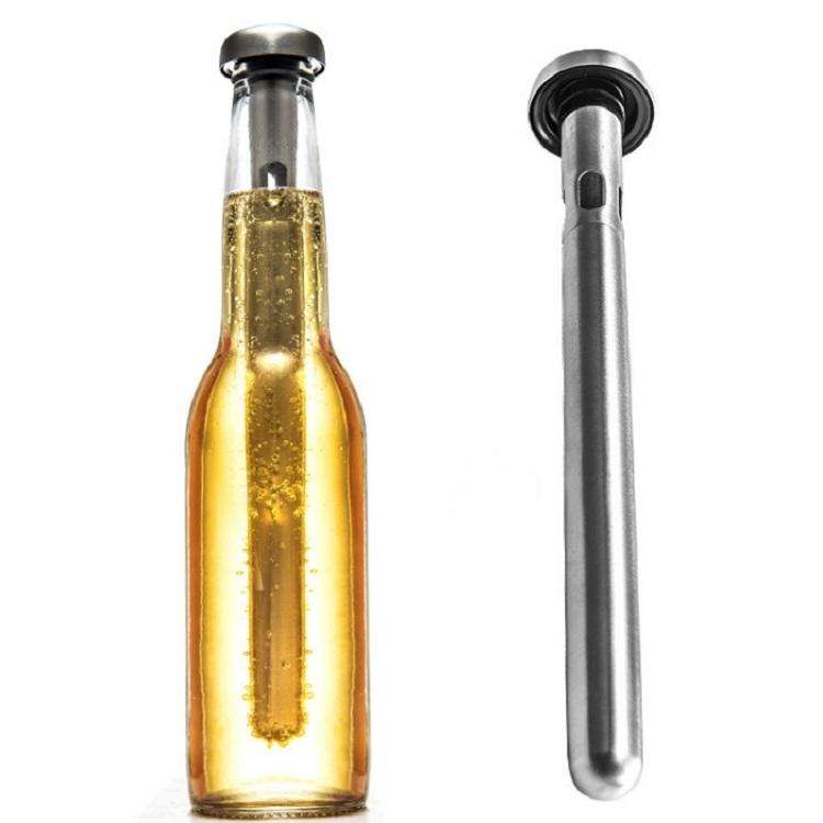 2 PCS 304 Stainless Steel Quick Freezing Ice Wine Cooler Portable Cooling Rod Cooling Wine Rod