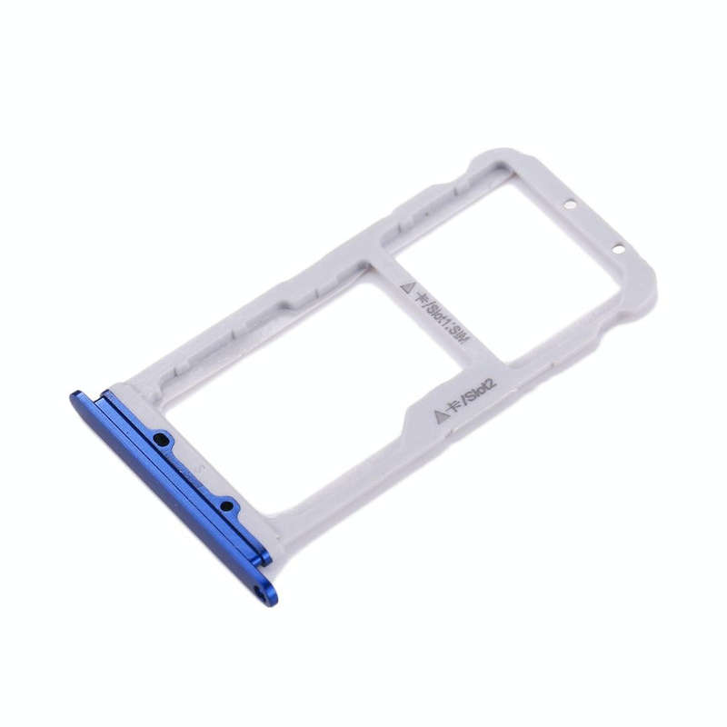 For Huawei Honor 9 SIM Card Tray & SIM / Micro SD Card Tray(Blue)