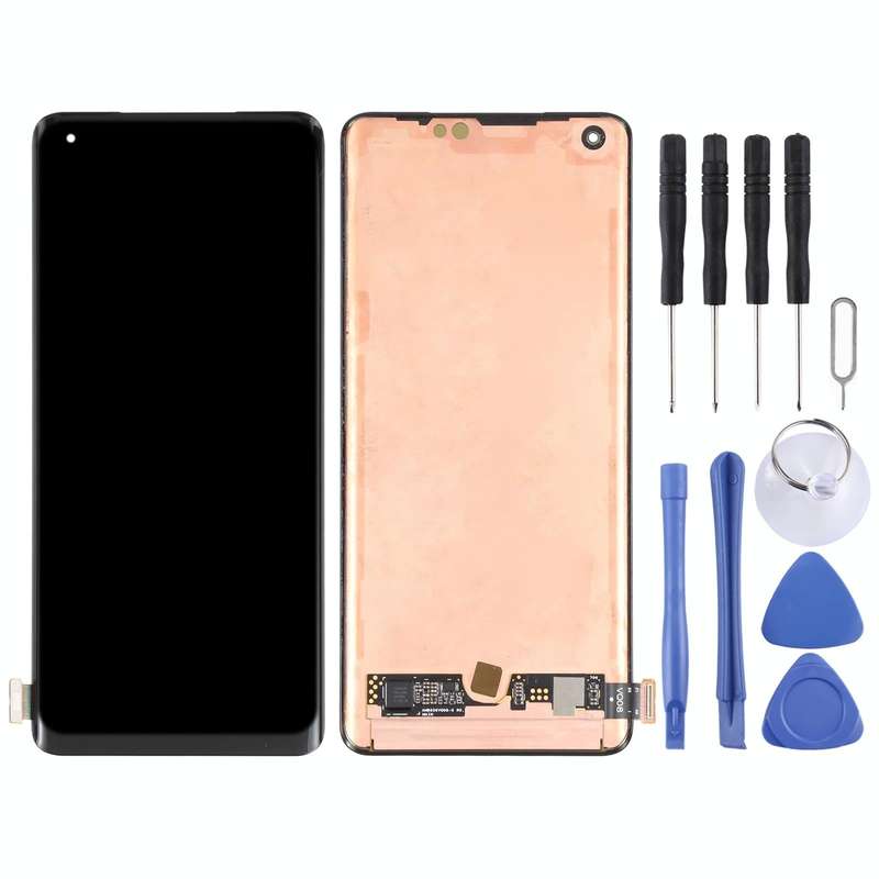 LCD Screen and Digitizer Full Assembly for Vivo X50 Pro+ / X50 Pro Plus / iQOO 5 Pro 5G V2025A V2...