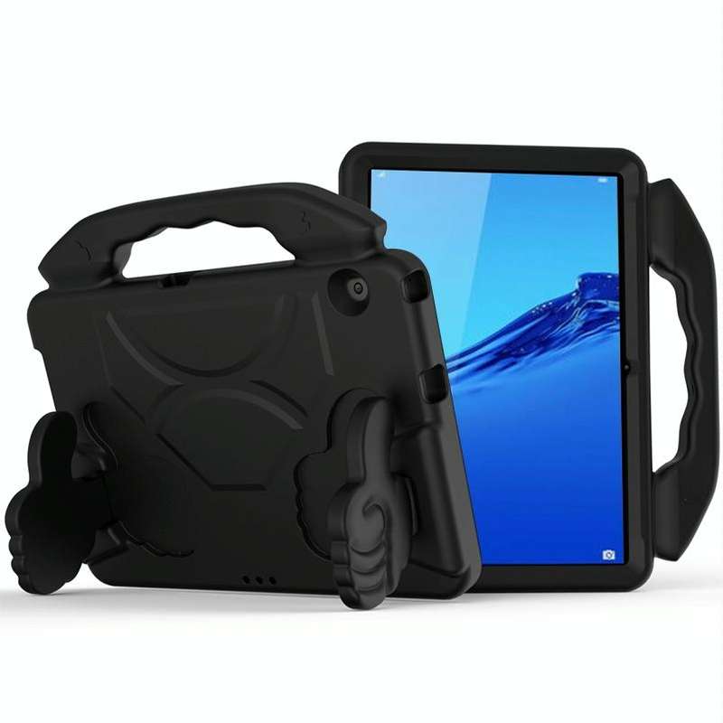 For Huawei MediaPad M5 10.8 inch EVA Children Falling Proof Flat Protective Shell With Thumb Brac...