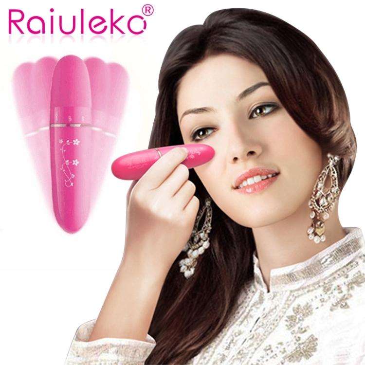 2 PCS Mini Electric Portable Eye Massager Eye Care Beauty Instrument(White)