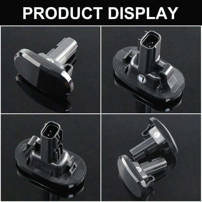 2pcs For Suzuki Jimny JB64W 2018/07- Car Dynamic LED Fender Side Light (Transparent Black)