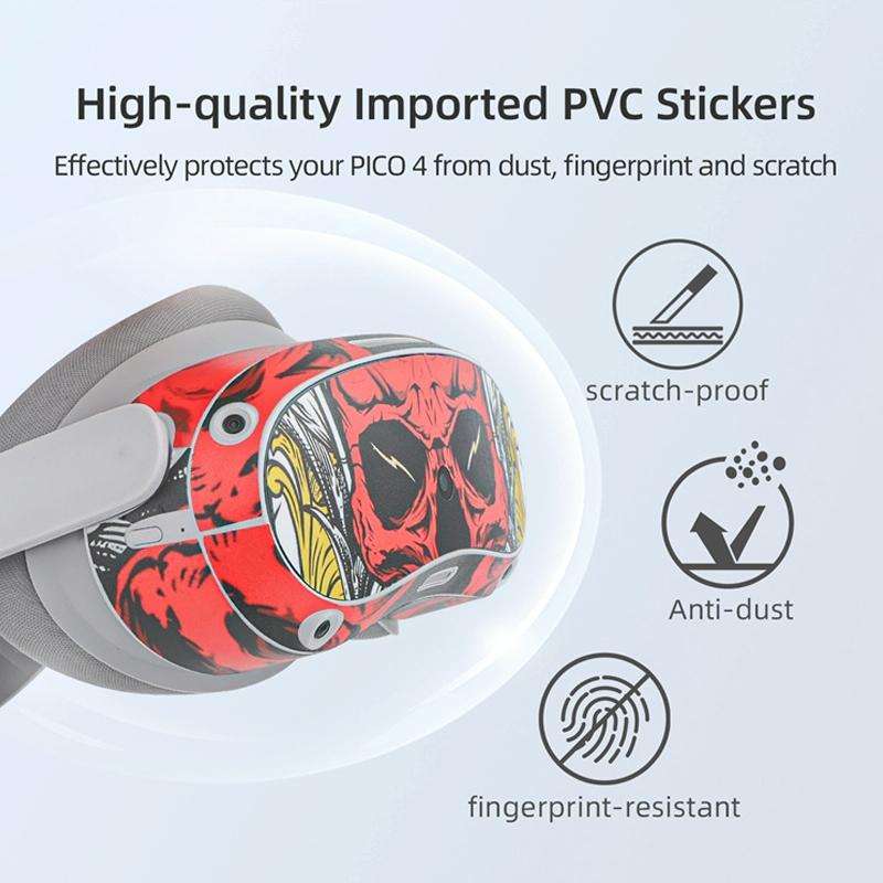 For PICO 4 Hifylux PC-SF19 VR Glasses Handle Head Wearing 3D Body Sensing Game Protection Film St...