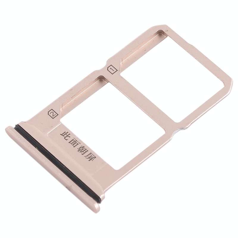 For Vivo X9s Plus 2 x SIM Card Tray (Gold)