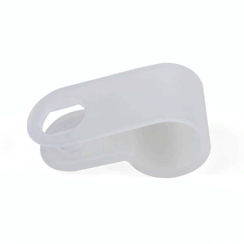 50 PCS 5/16 inch Rope Light R-Style Mounting Clips with Stainless Screws and Number Tube Cable Ma...