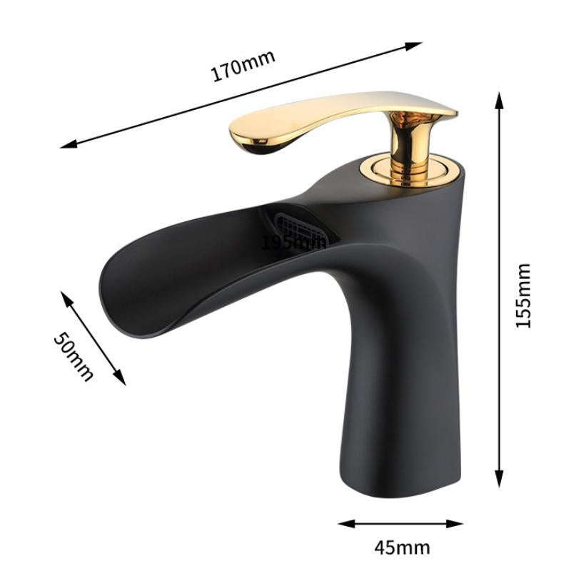 Washbasin All Copper Diamond Hot And Cold Water Faucet(Brushed)