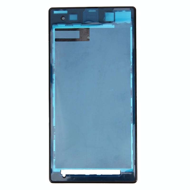 Front Housing LCD Frame Bezel Plate  for Sony Xperia Z1 / C6902 / L39h / C6903 / C6906 / C6943(Bl...