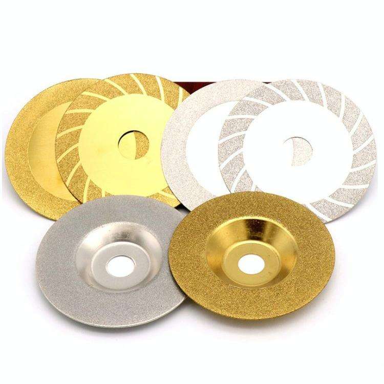 100mm Electroplated Diamond Grinding Slice Glass Grinding Disc 4 Inch Diamond Cutting Piece Alloy...