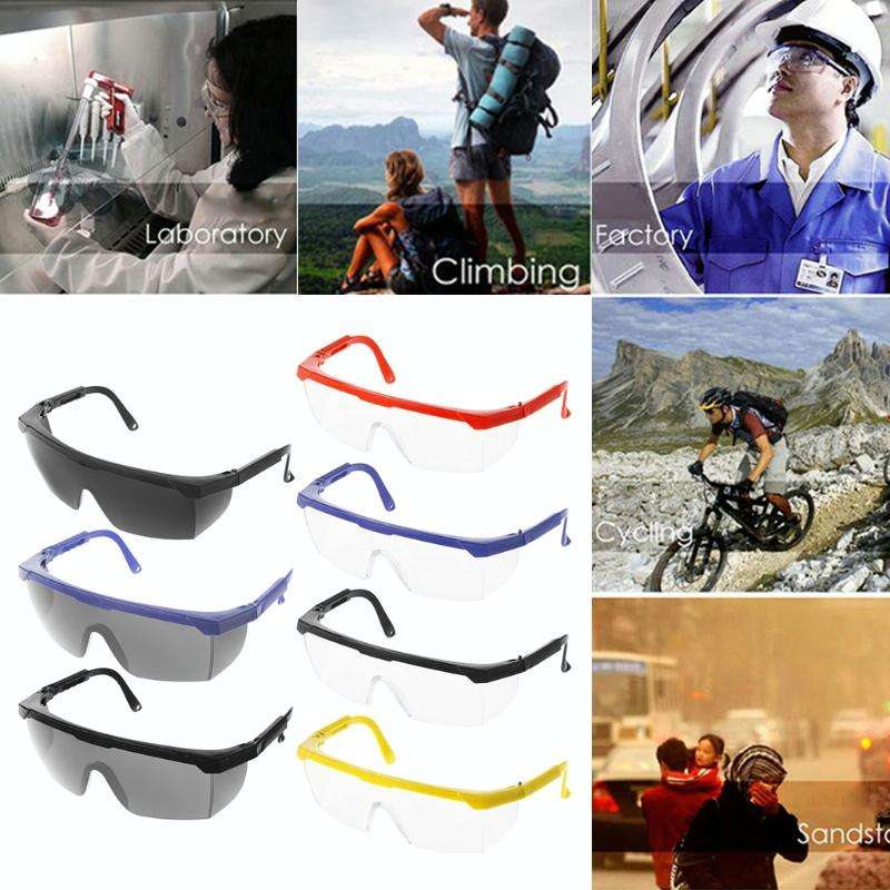 10 PCS Outdoor Safety Glasses Spectacles Eye Protection Goggles Dental Work Eyewear(Black Frame B...