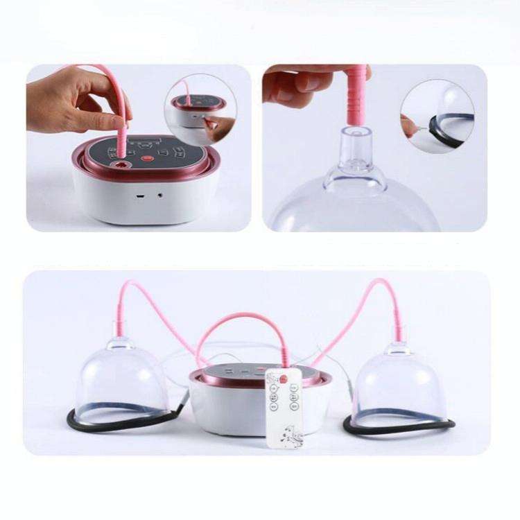 Electric Breast Enhancement Apparatus Micro-current Acupuncture Breast Massager(C Cup)