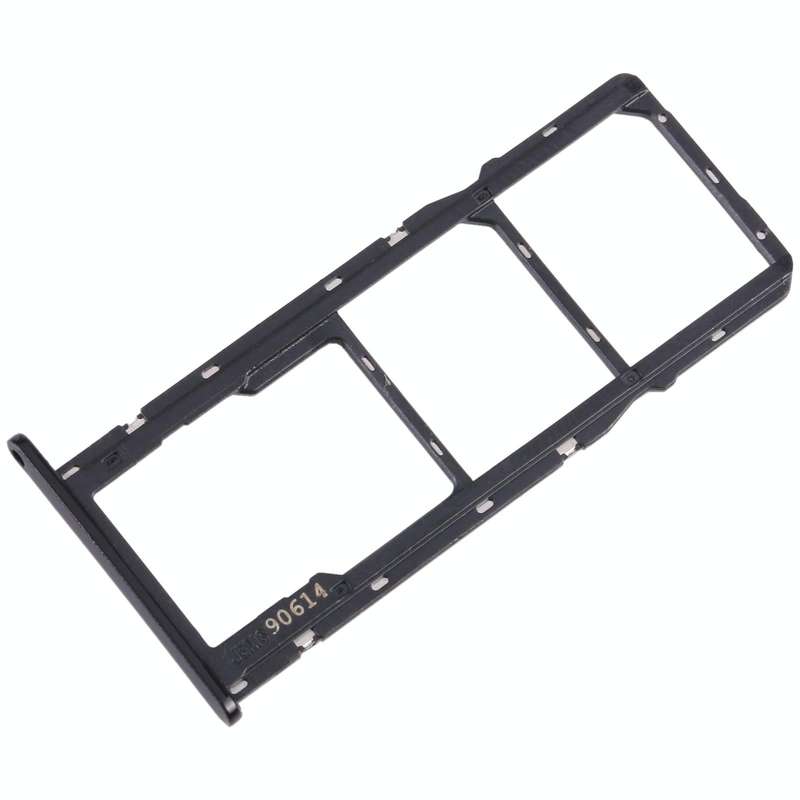 For Motorola Moto G7 Play SIM Card Tray + SIM Card Tray + Micro SD Card Tray (Black)