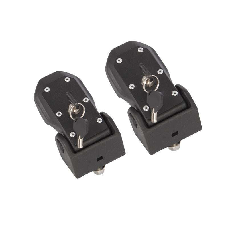 2 PCS Car Anti-Theft Hood Latch Locking Catch Buckle Engine Cover with Lock for Jeep Wrangler JL ...