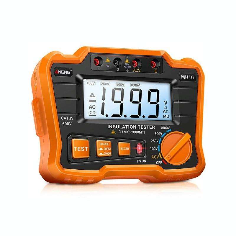ANENG MH10 Digital High Precision Insulation Resistance Tester(Orange)
