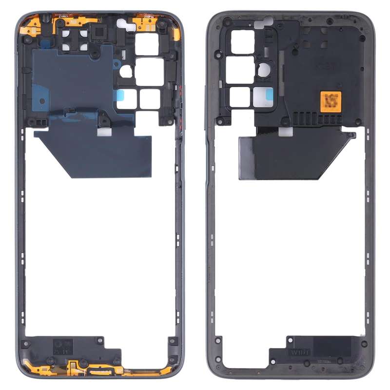 Middle Frame Bezel Plate for Xiaomi Redmi 10/Redmi 10 Prime/Redmi Note 11 4G/Redmi 10 2022(Grey)
