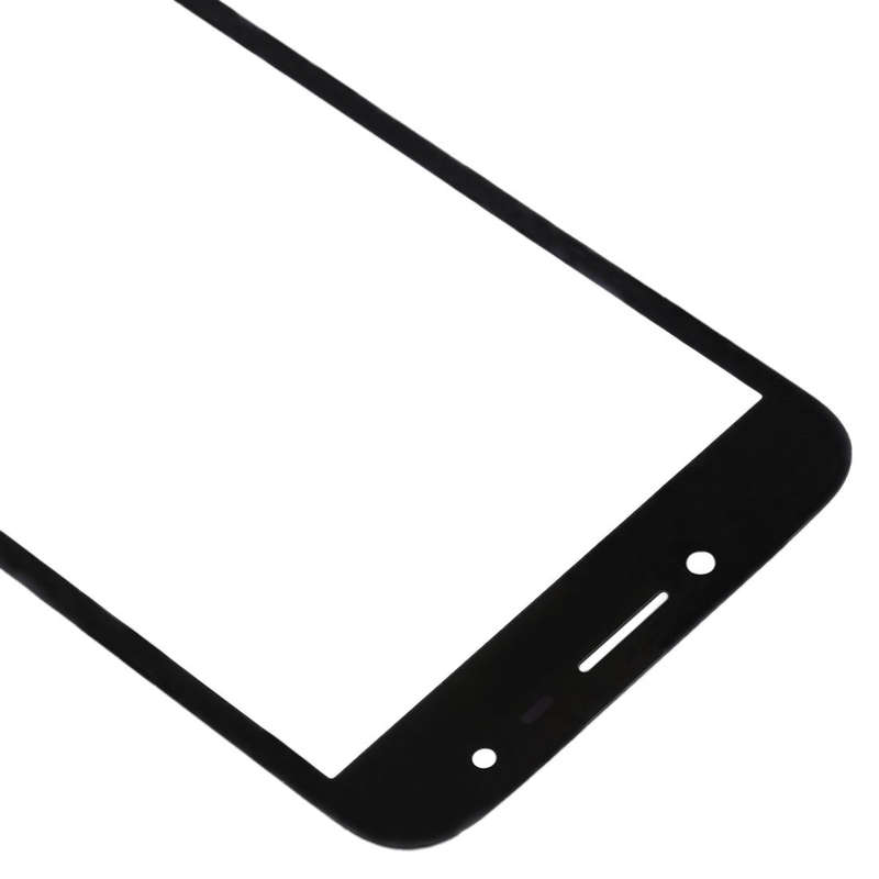 For Samsung Galaxy J2 Pro (2018), J250F/DS 10pcs Front Screen Outer Glass Lens (Black)