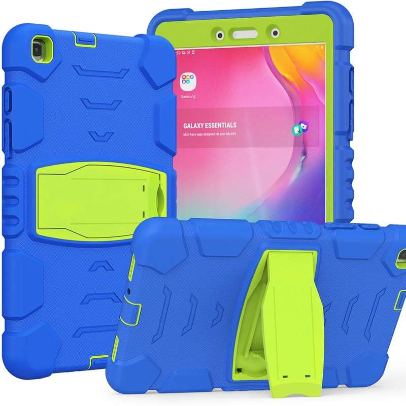 For Samsung Galaxy Tab A8.0 2019 T290 3-Layer Protection Screen Frame + PC + Silicone Shockproof ...