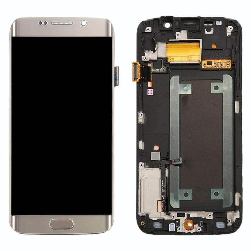 Original Super AMOLED LCD Screen For Samsung Galaxy S6 Edge SM-G925F Digitizer Full Assembly with...