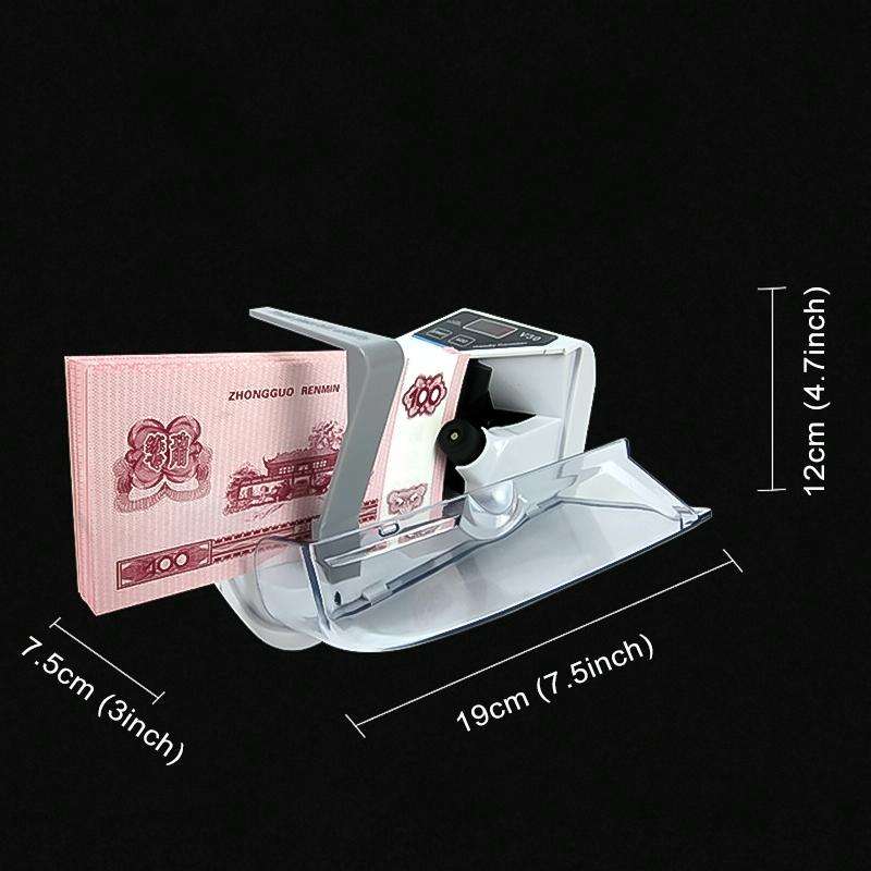 V30 Mini Portable Multi Paper Currency Counting Money Counter, EU Plug