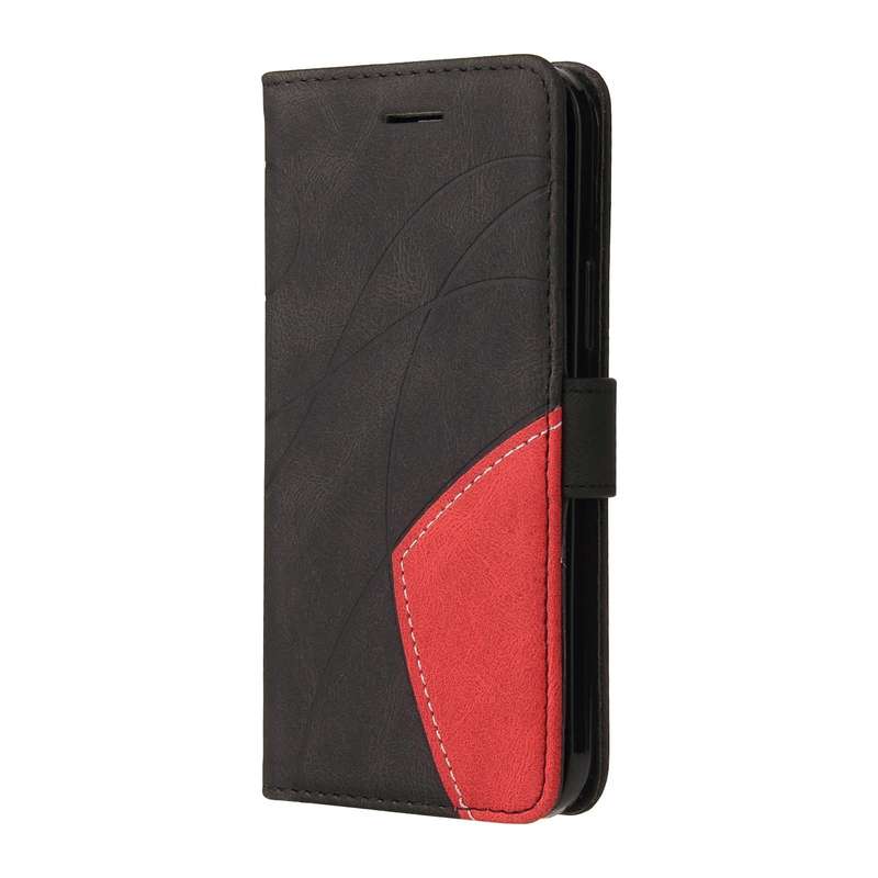 For vivo Y21 2020/Y21s/Y33s Dual-color Splicing Horizontal Flip PU Leather Case with Holder & Car...