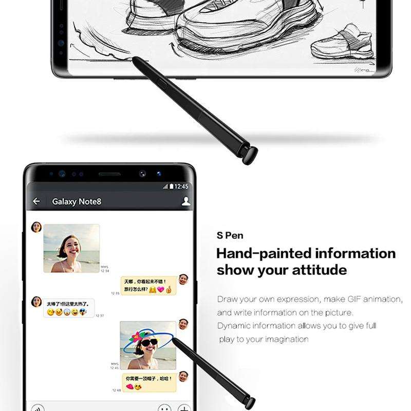 For Galaxy Note 8 / N9500 Touch Stylus S Pen(Grey)