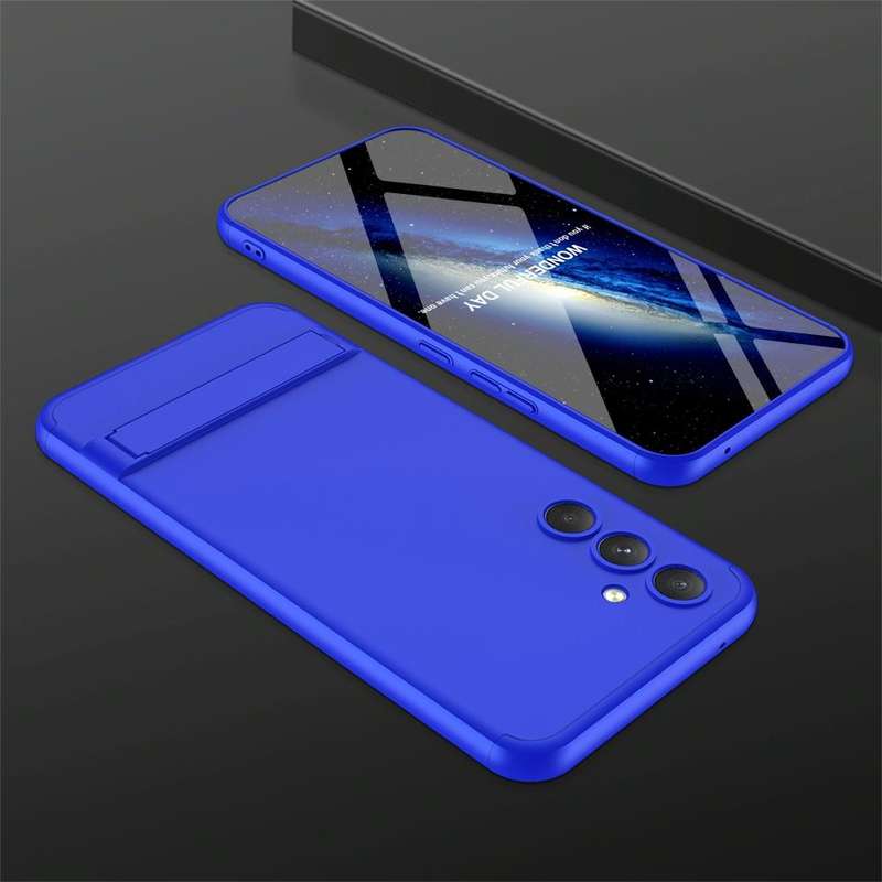 For Samsung Galaxy A54 5G GKK Three Stage Splicing Full Coverage PC Phone Case(Blue)