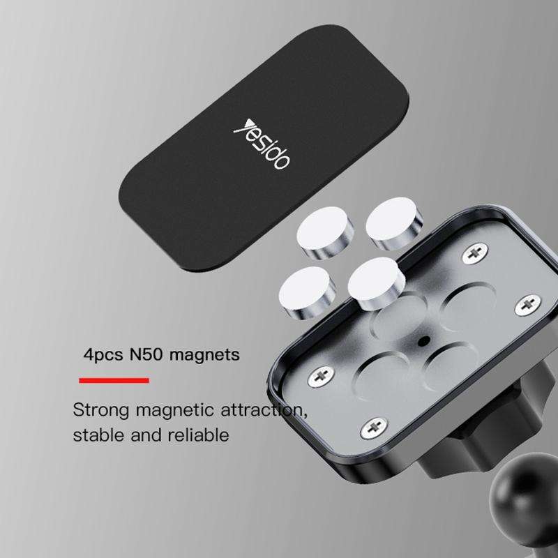 Yesido C92 Car CD Port Magsafe Magnetic Phone Holder(Black)