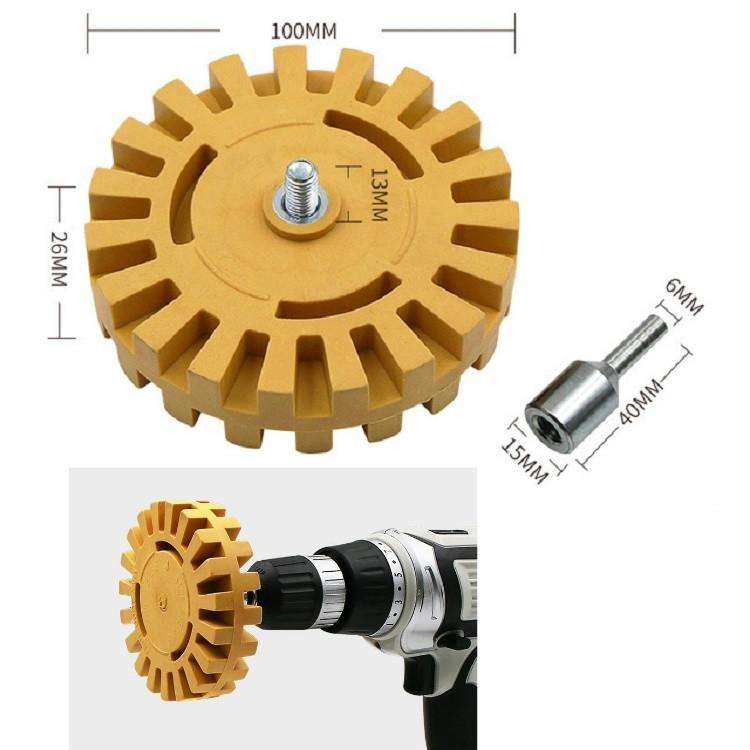 Pneumatic Rubber Removal Wheel Rubber Polishing Wheel Car Tire Polishing Wheel, Specification:26m...