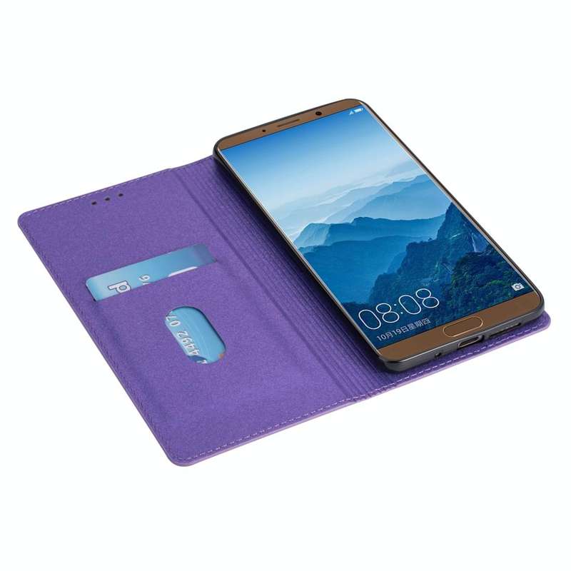 For Huawei Mate 10 Pro Ultrathin Glitter Magnetic Horizontal Flip Leather Case with Holder & Card...