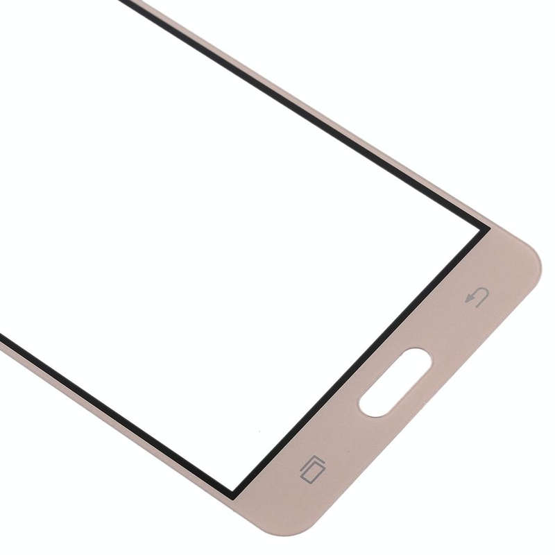 For Samsung Galaxy J3 Pro / J3110 10pcs Front Screen Outer Glass Lens (Gold)