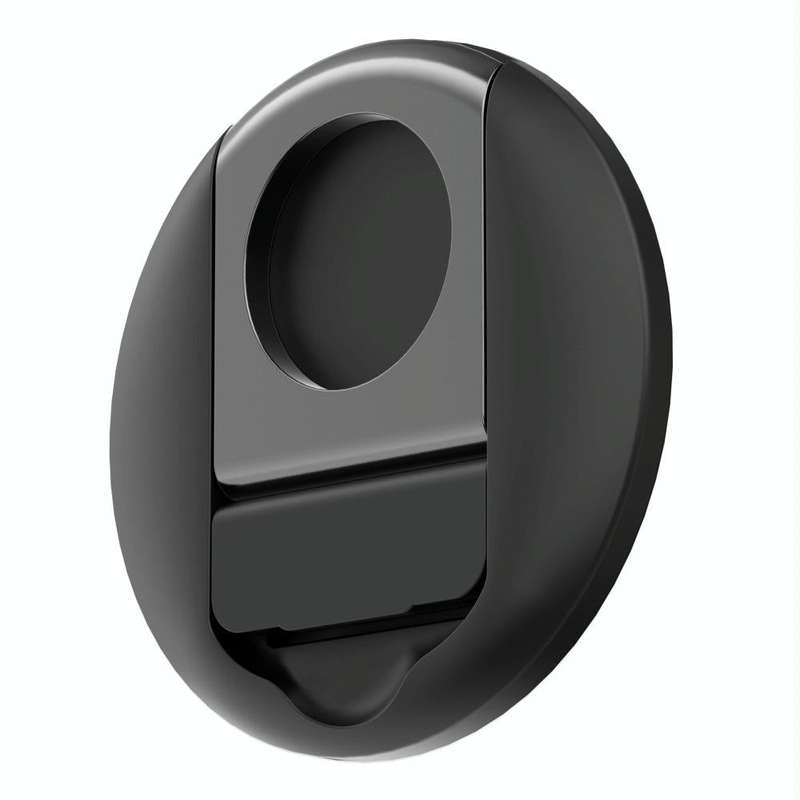 Magnetic Finger Ring Holder For MagSafe Phone MacBook Camera Mount Stand(Black)