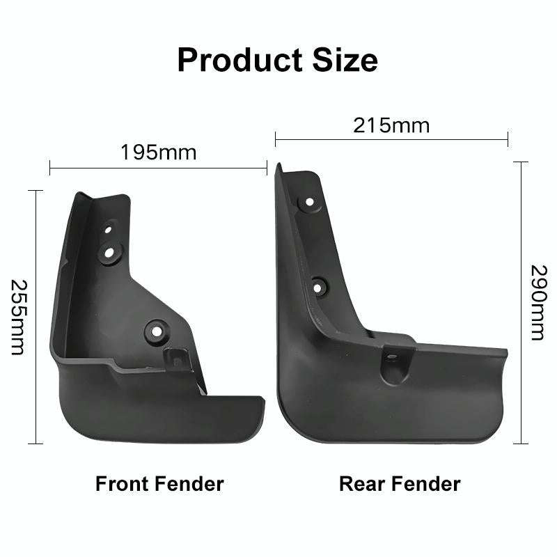 For Mazda CX-5 2022 4pcs/Set Car Auto Soft Plastic Splash Flaps Fender Guard