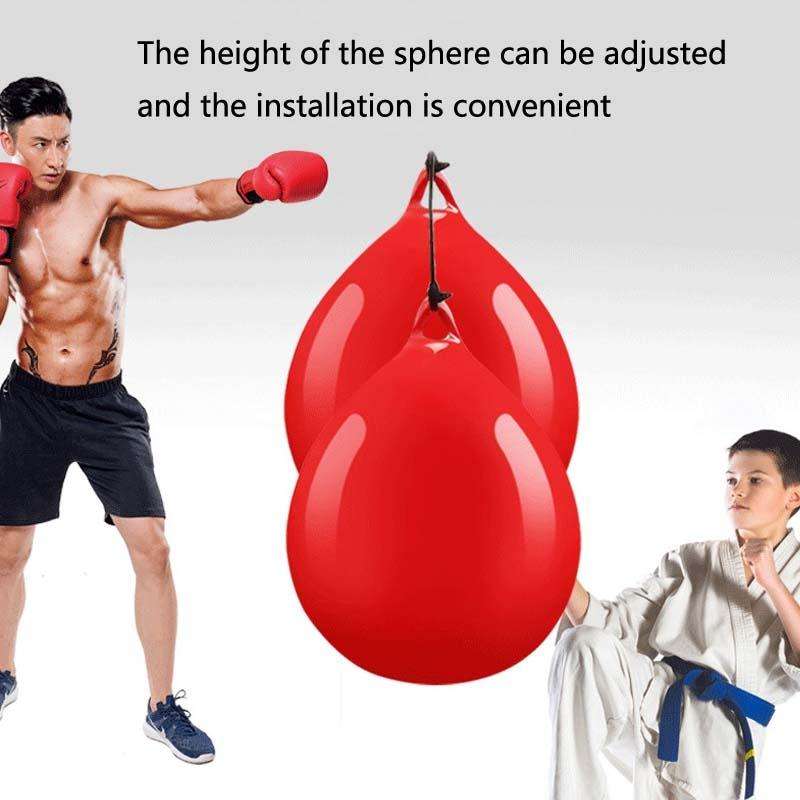 Water Injection Sandbag Household Hanging Type Boxing Water Ball Vent Ball(Red)