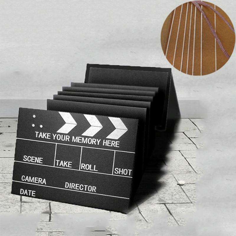 Movie Board Paste Accordion Folding Creative DIY Manual Album Book(Cow Card)