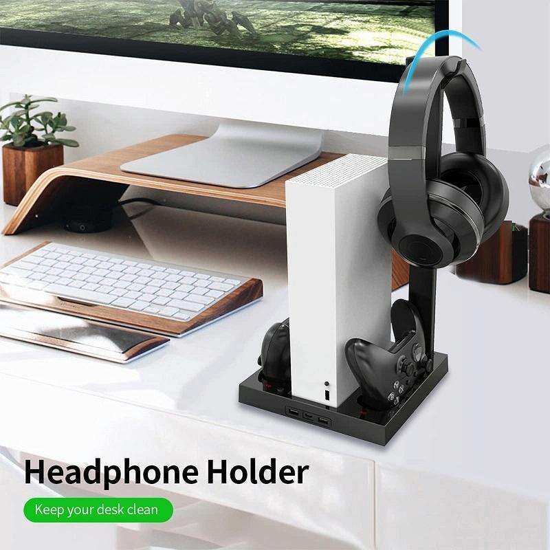 Iplay For Xbox Series S Host Cooling Bracket Handle Charging Base(Black)