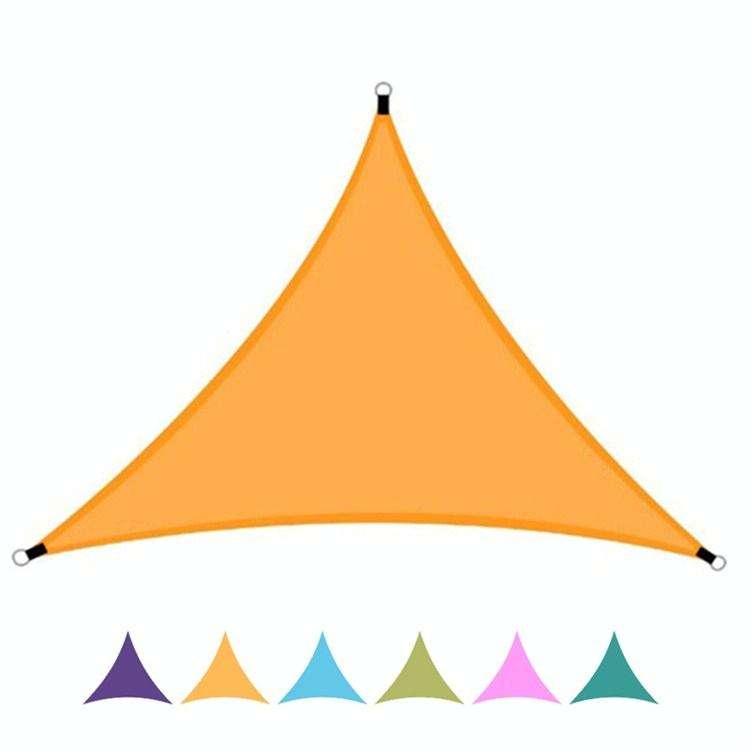 Outdoor Sunshade Triangle Sky Screen Simple Sun Protection Canopy, Size:3X3X3M(Random Color)