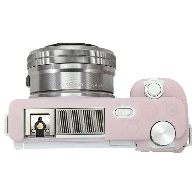 For Sony ZV-E10 Soft Silicone Protective Case (Light Pink)