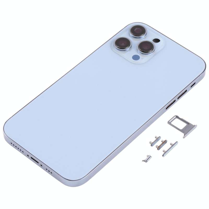 Stainless Steel Material Back Housing Cover with Appearance Imitation of iP13 Pro for iPhone XR(B...