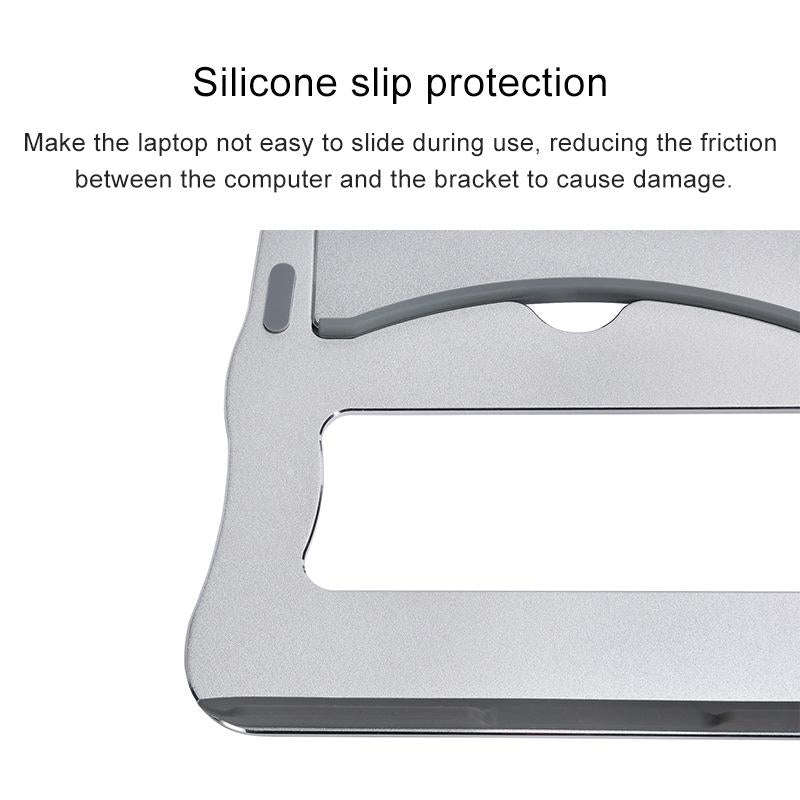 Aluminum Alloy Cooling Holder Desktop Portable Simple Laptop Bracket, Two-stage Support, Size: 21...